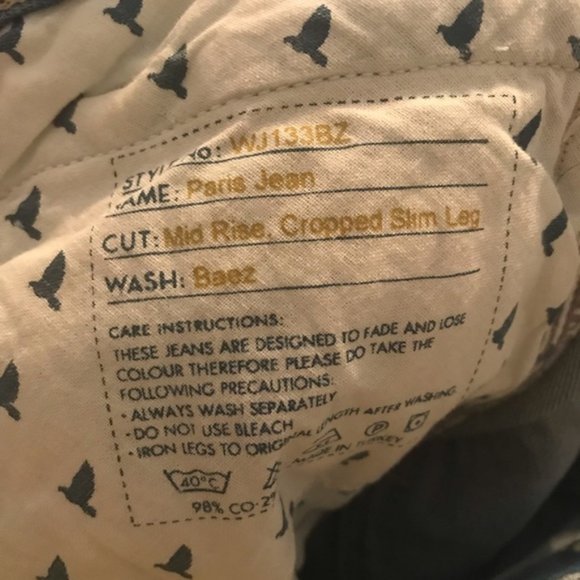 MiH The Paris Mid Rise Cropped Slim Leg Size 26 - Picture 4 of 8